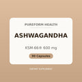 Ashwagandha KSM-66 600 mg capsules, 90 capsules